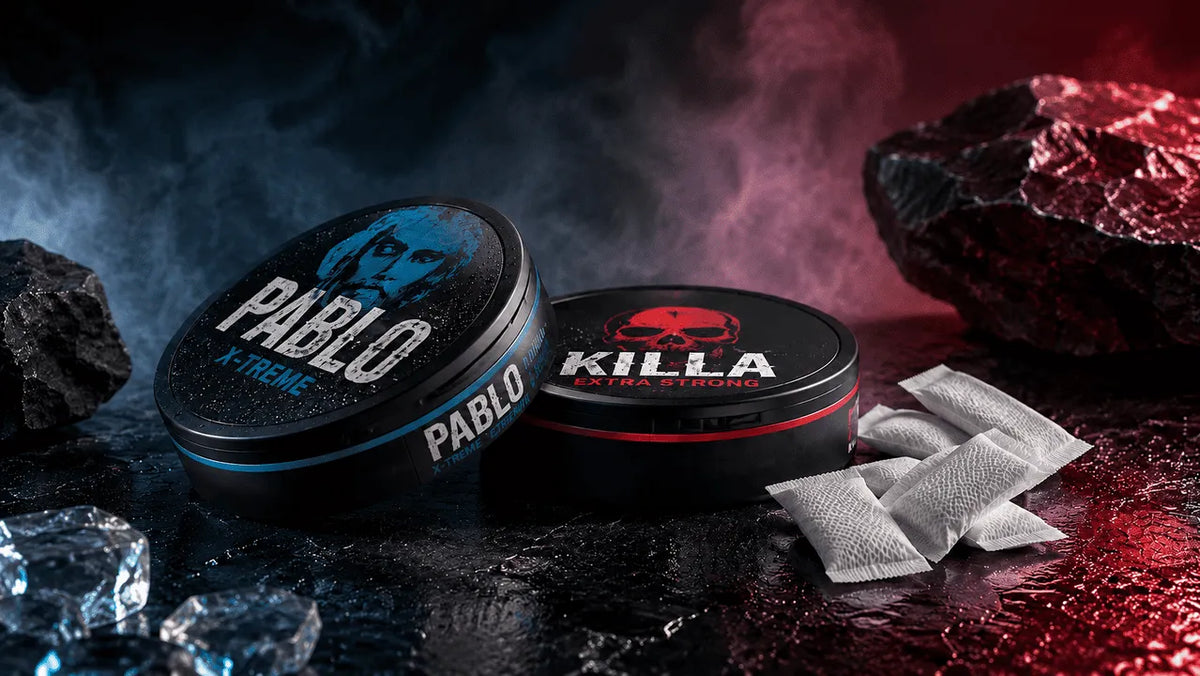 Pablo Ice Cold und Killa Cold Mint Dosen im Vergleich bei Snustrend