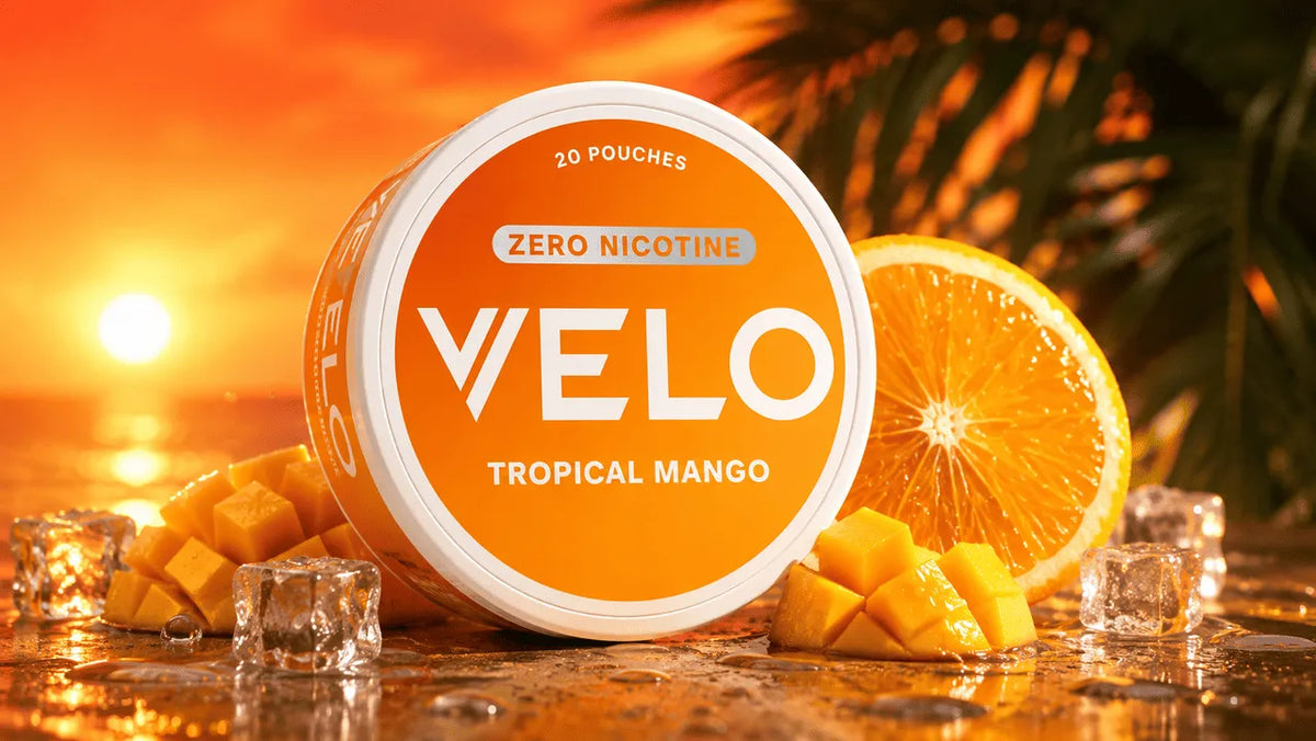 VELO Nicotine Pouches Punkte Skala Übersicht Dosen