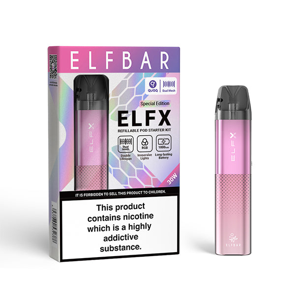Kit de Vape ELFX Open Elf Bar – Rose