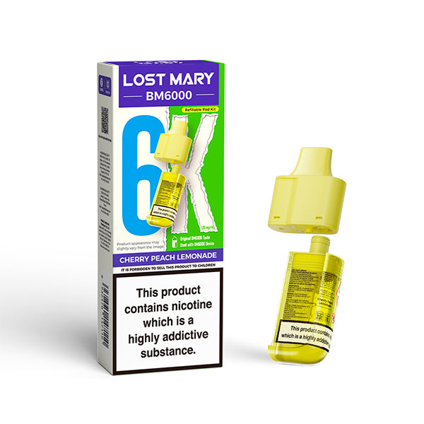 Lost Mary BM6000 Prefilled Pods β Cherry Peach Lemonade β 20mg/ml