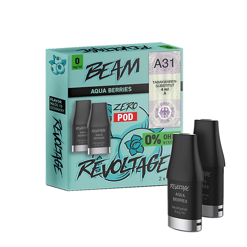 REVOLTAGE Beam Pod Aqua Berries (nikotinfrei)