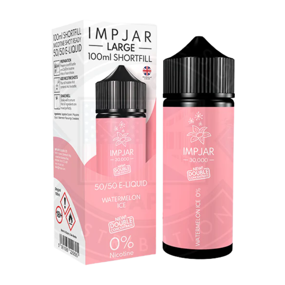 IMP JAR Large - Shortfill Doubleconcentrate - Watermelon Ice 100ml 0mg