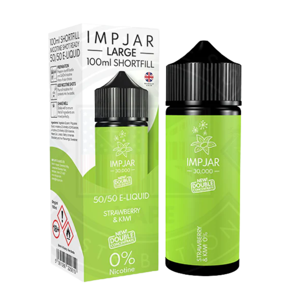 IMP JAR Large - Shortfill Doubleconcentrate - Strawberry & Kiwi 100ml 0mg