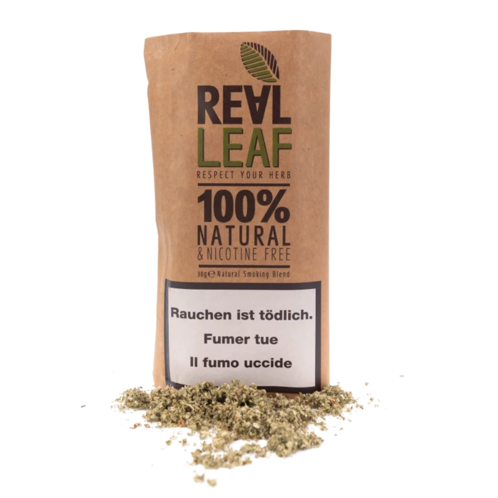 Real Leaf - nikotinfreier Tabakersatz - 30gr - Natural