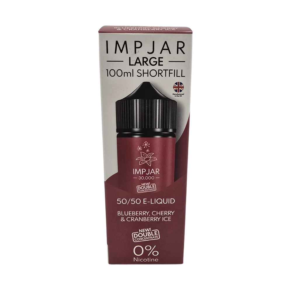 IMP JAR Large - Shortfill Doubleconcentrate- Blueberry Cherry & Cranberry 100ml 0mg
