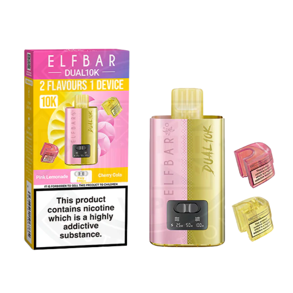 Elf Bar - Dual 10K Prefilled Vape Kit - Pink Lemonade & Cherry Cola