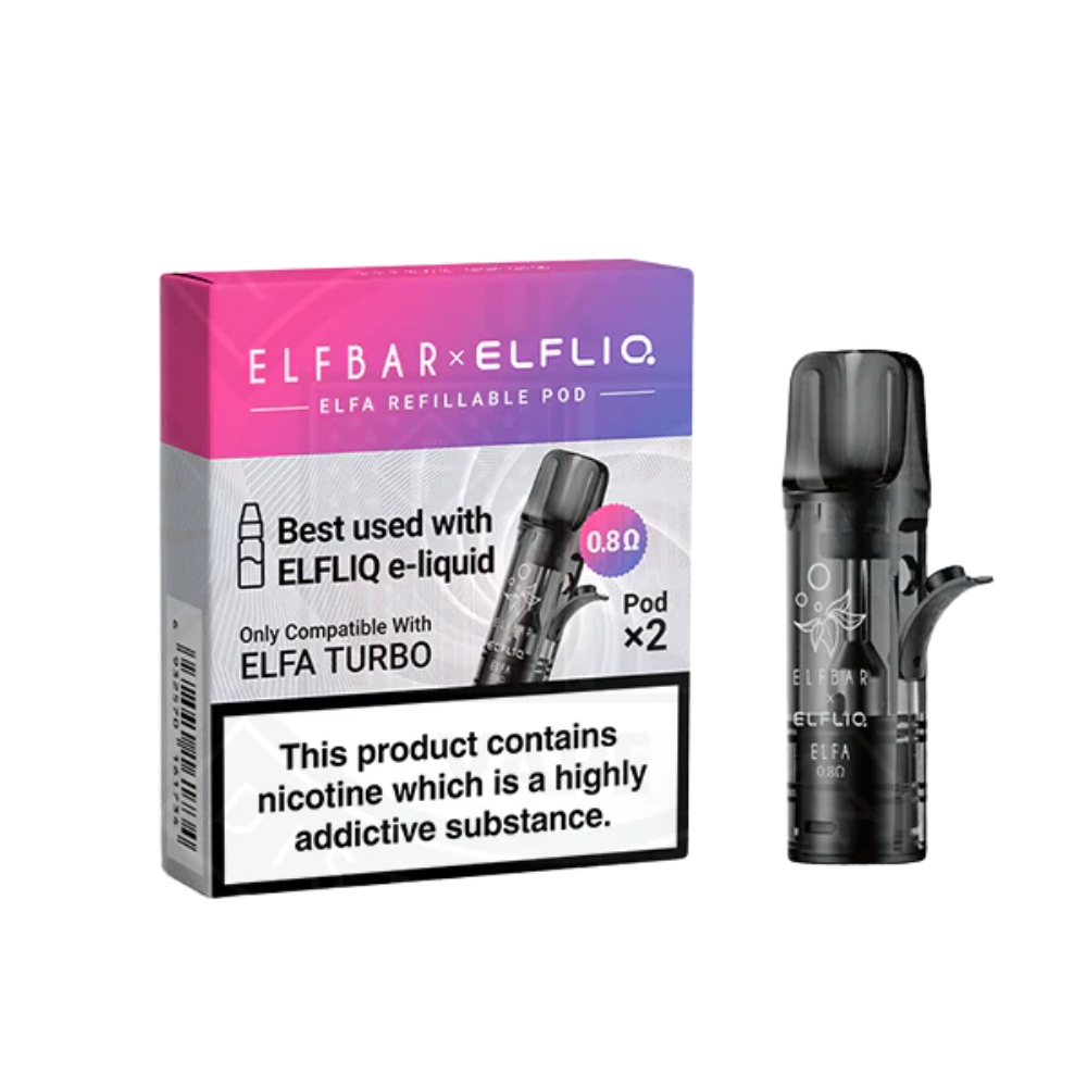 Elfliq - Elfa Turbo - Pod vide rechargeable 2 pièces 0.8ohm