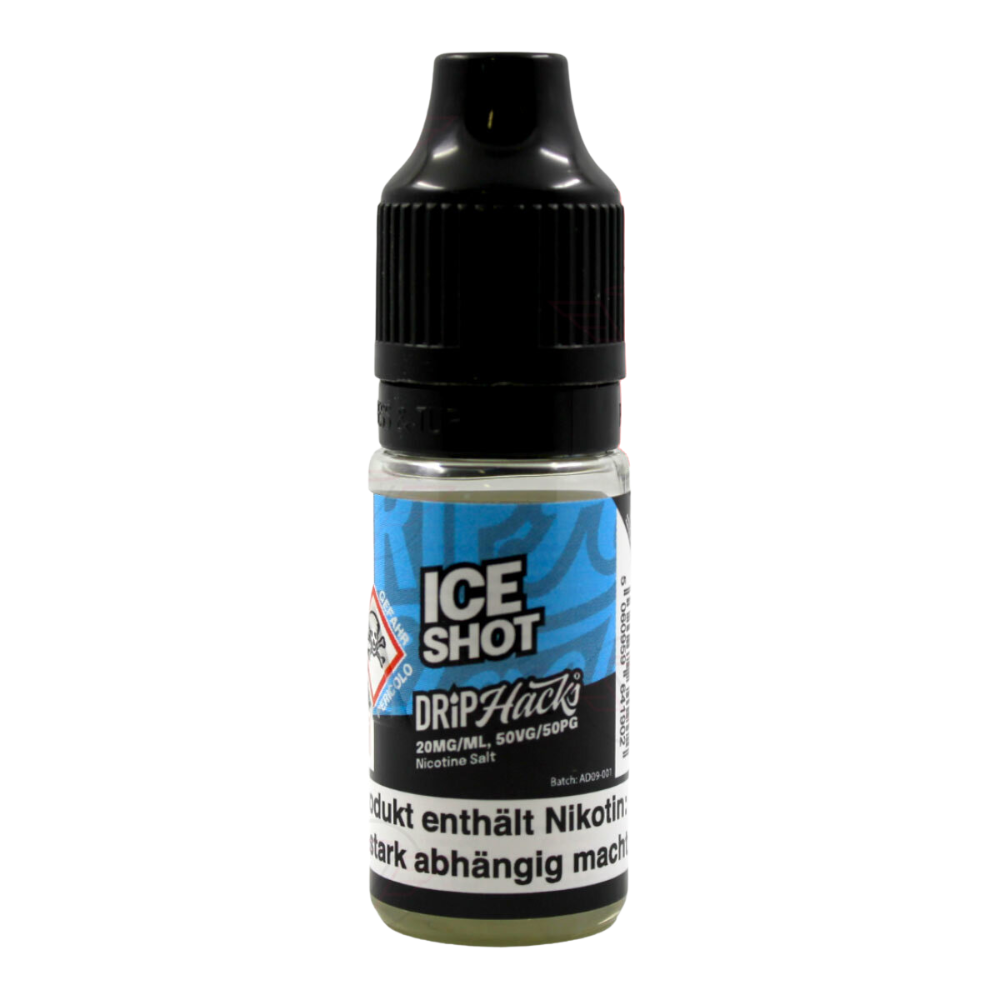 Drip Hacks - Nic Ice Shot 20mg/ml 50/50 Nikotin Shot mit Koolada