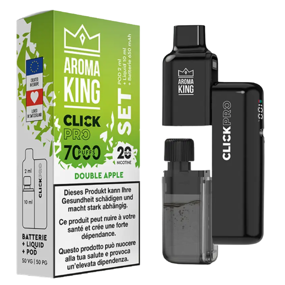 Aroma King - Click Pro 7000 SET Double Apple