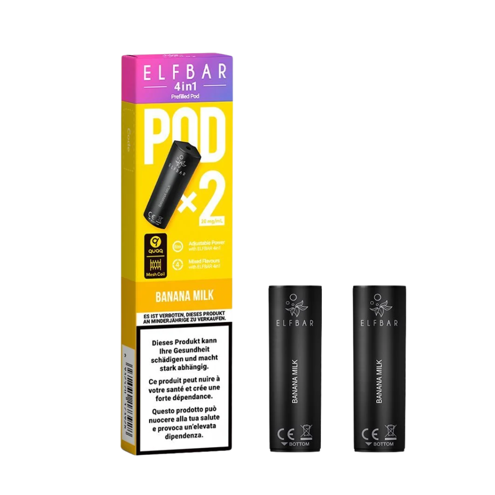 Elf Bar - 4in1 Pod - 2 x 2ml - Banana Milk