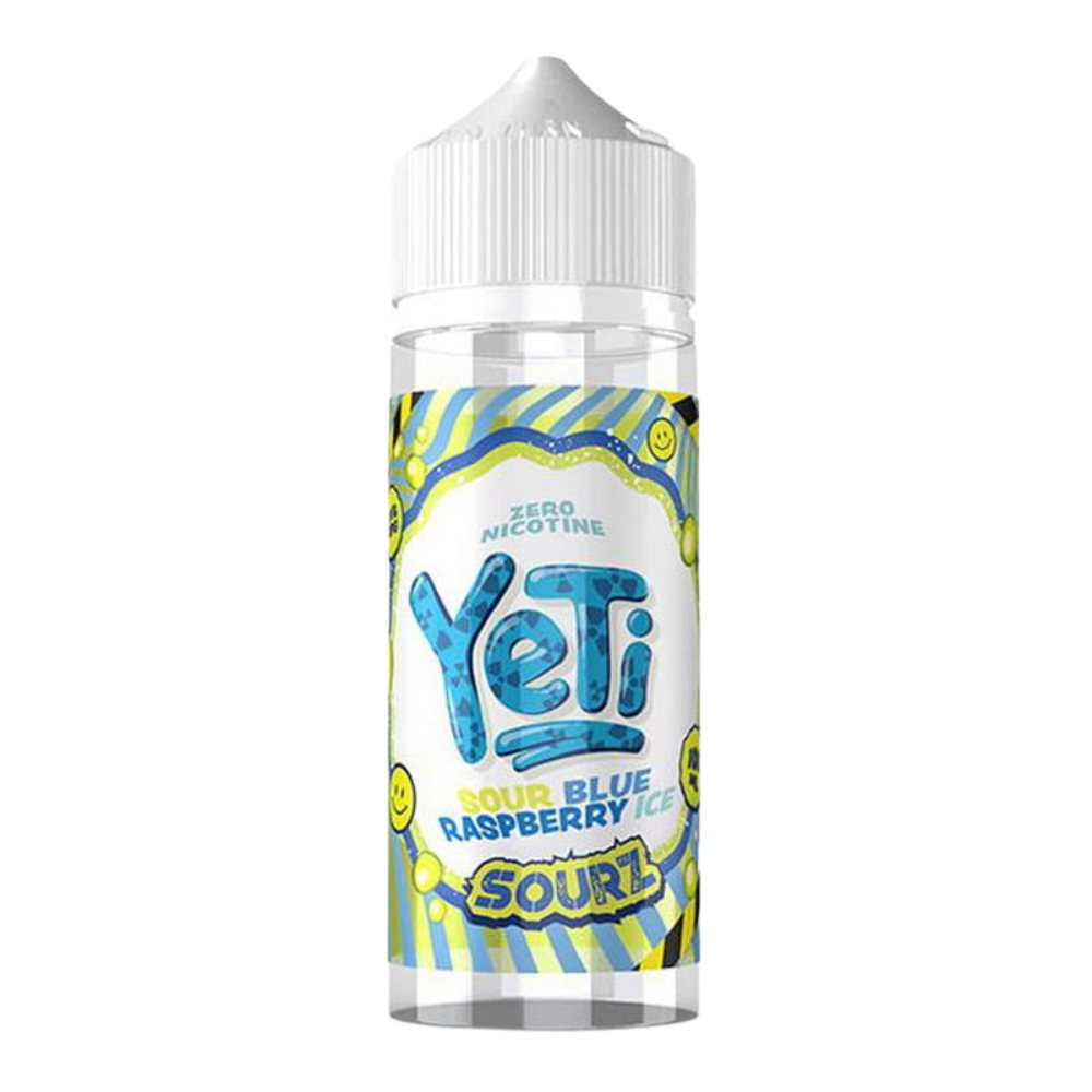 Yeti - E- Liquid Shortfill - Sourz Blue Raspberry Ice 0mg 100ml