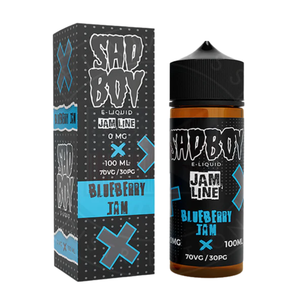 Sadboy - Jam Lime - E-Liquid Shortfill - Blueberry Jam (Blueberry Jam Cookie) 100ml 0mg
