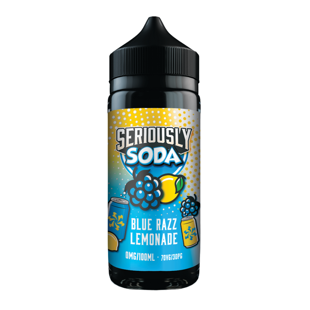 Seriously - Soda - Shortfill - Blue Razz Lemonade 100ml 0mg