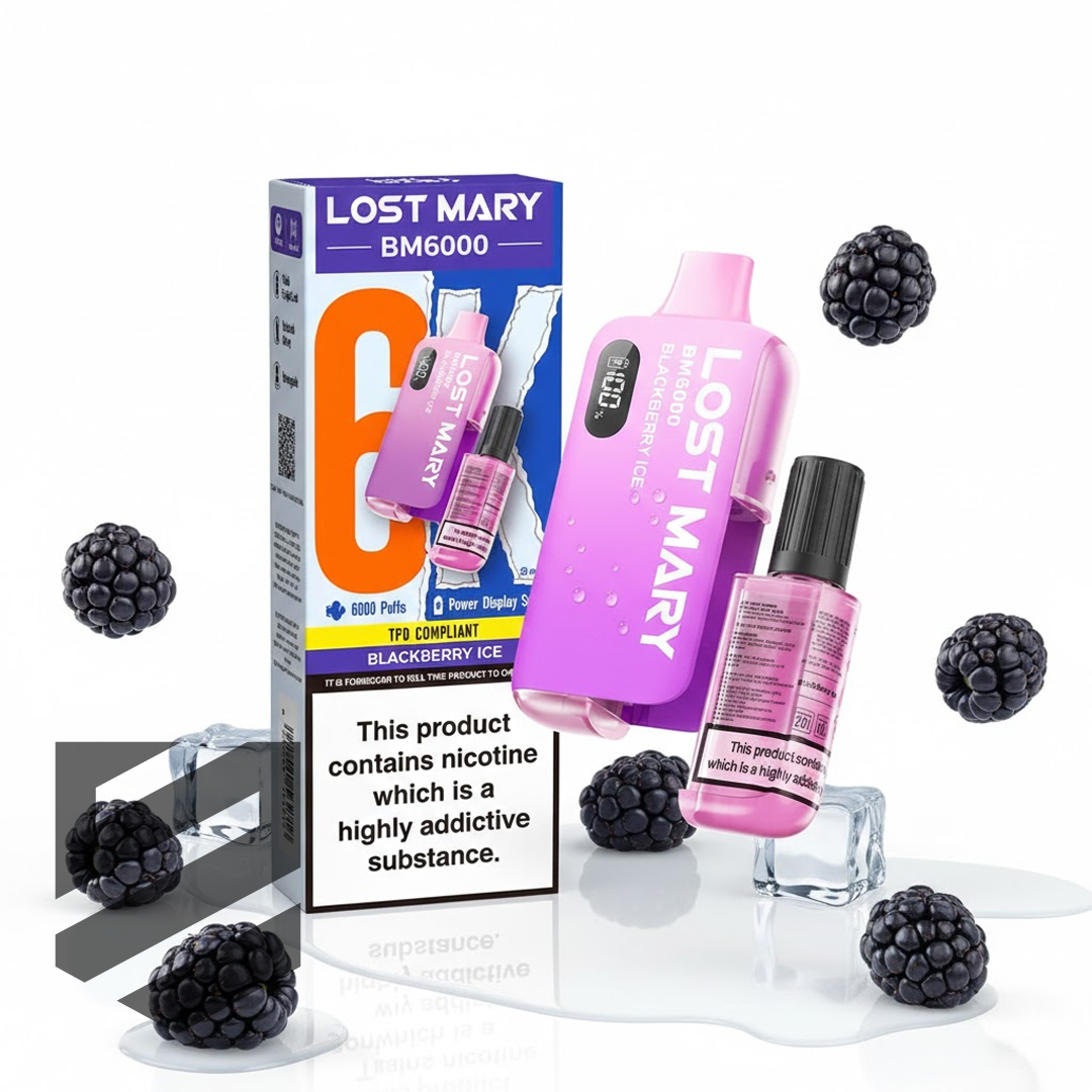 Lost Mary BM6000 Prefilled Pod Kit – Blackberry Ice