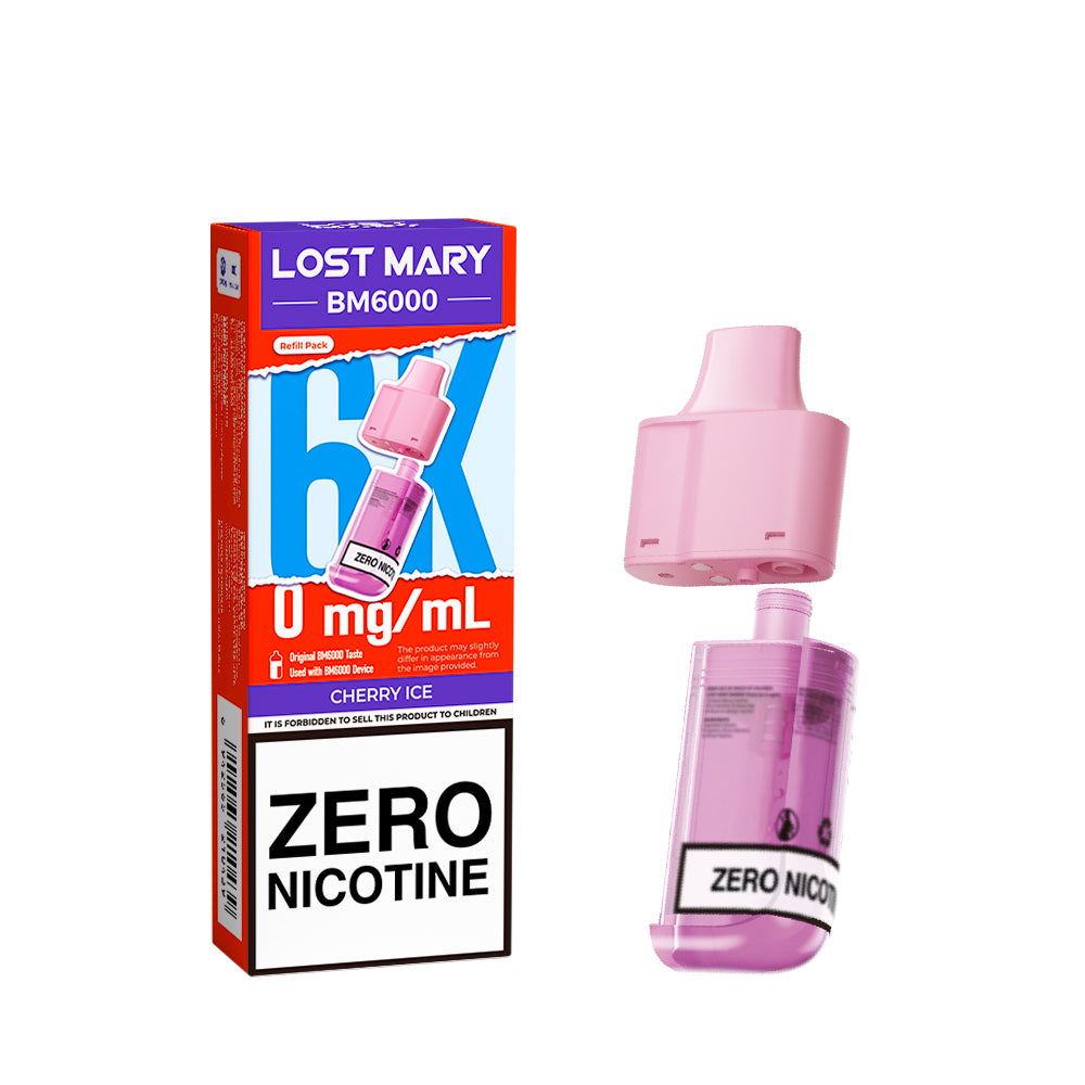 Lost Mary BM6000 Prefilled Pod ZERO - Cherry Ice