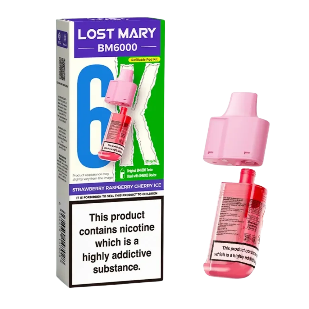 Lost Mary - BM6000 - Strawberry Raspberry Blackberry - Vape Kit