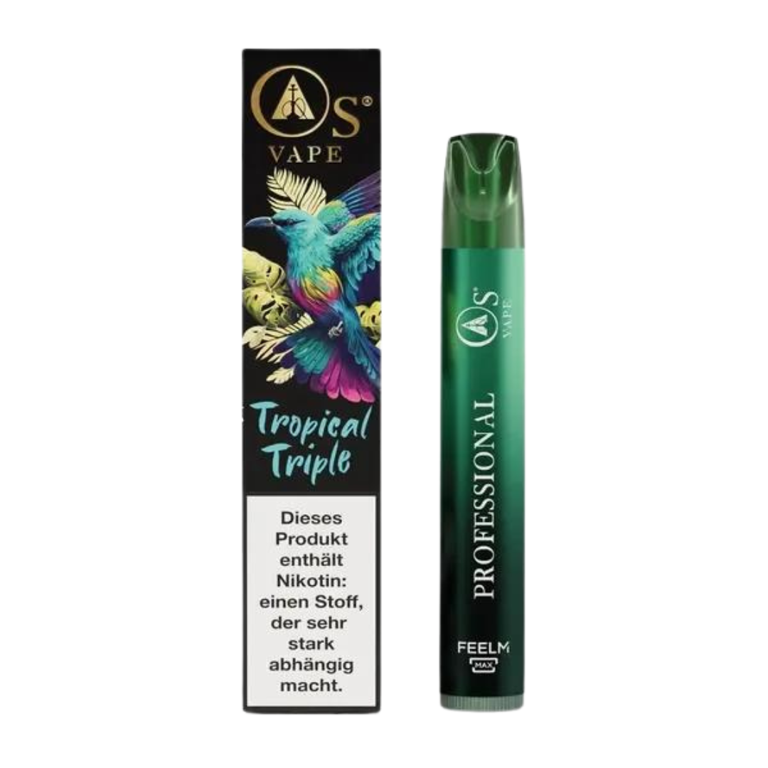 O'S TOBACCO - VAPE 750 - TROPICAL TRIPLE