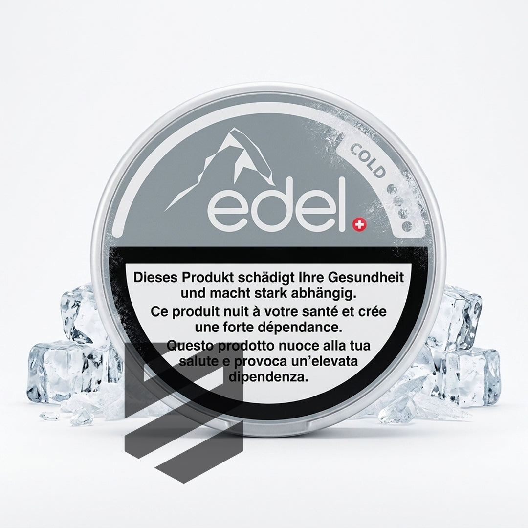 edel Cold AW All White Nikotinbeutel mit intensivem Minzgeschmack online kaufen bei Snustrend