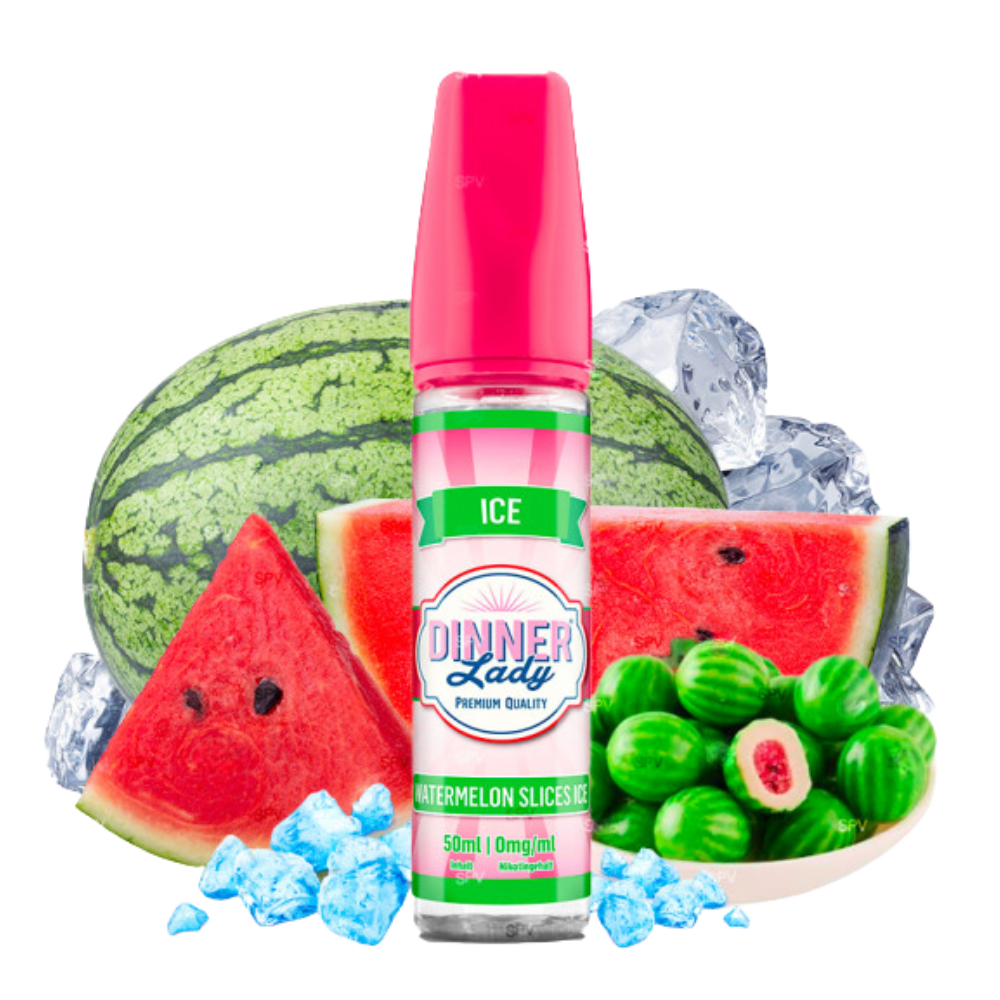 Dinner Lady - Shortfill - Ice Watermelon 50 ml in 60 ml
