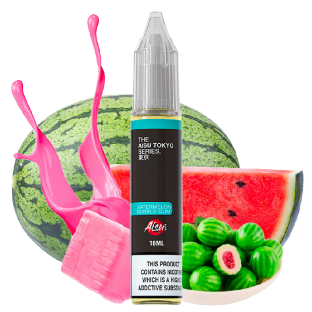 Aisu - Tokyo Series - Sel de nicotine - Chewing-gum à la pastèque 10ml
