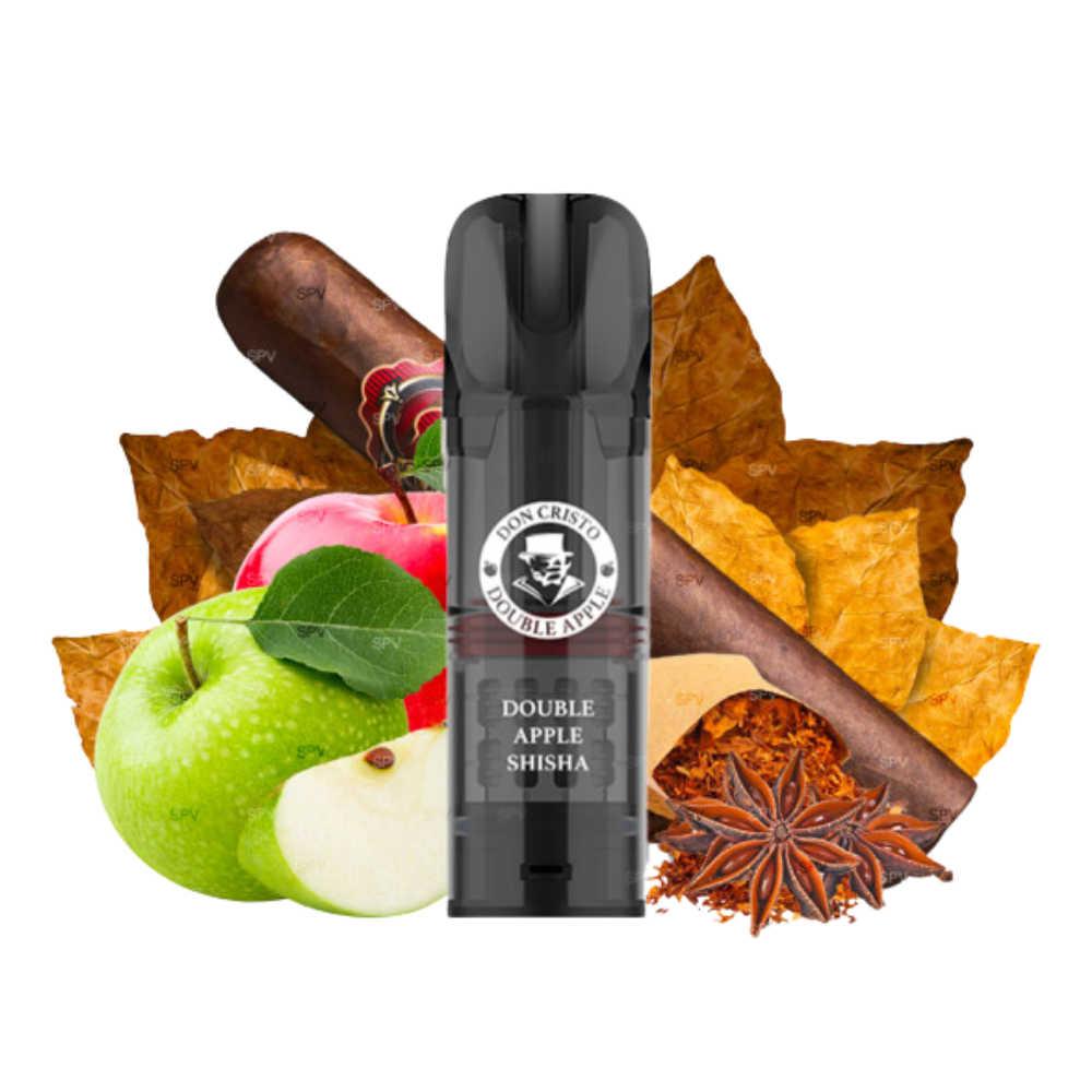 Don Cristo - Kartuschen - Double Apple Shisha - PGVG Labs - 2er-Pack 20mg