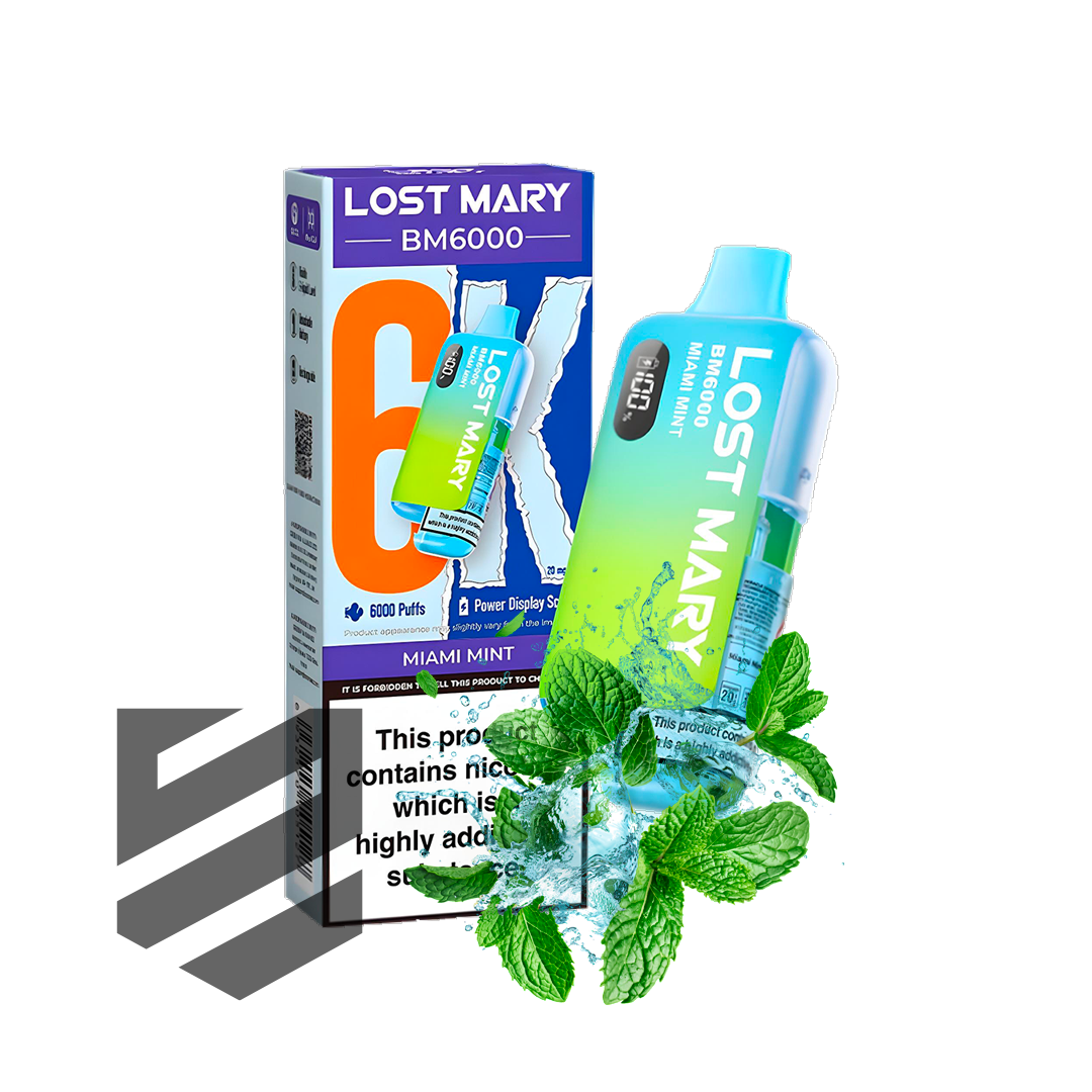 Lost Mary - BM6000 - Miami Mint - Vape Kit