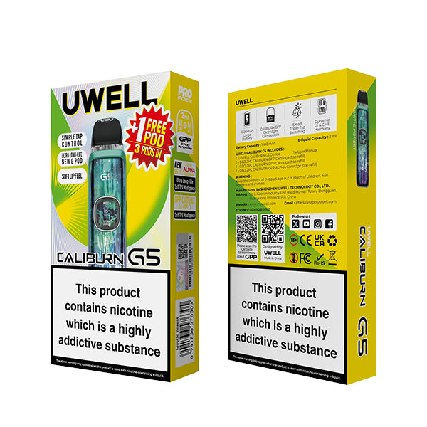 Uwell Caliburn G5 Pod Kit E-Zigarette im Snustrend Vape Shop