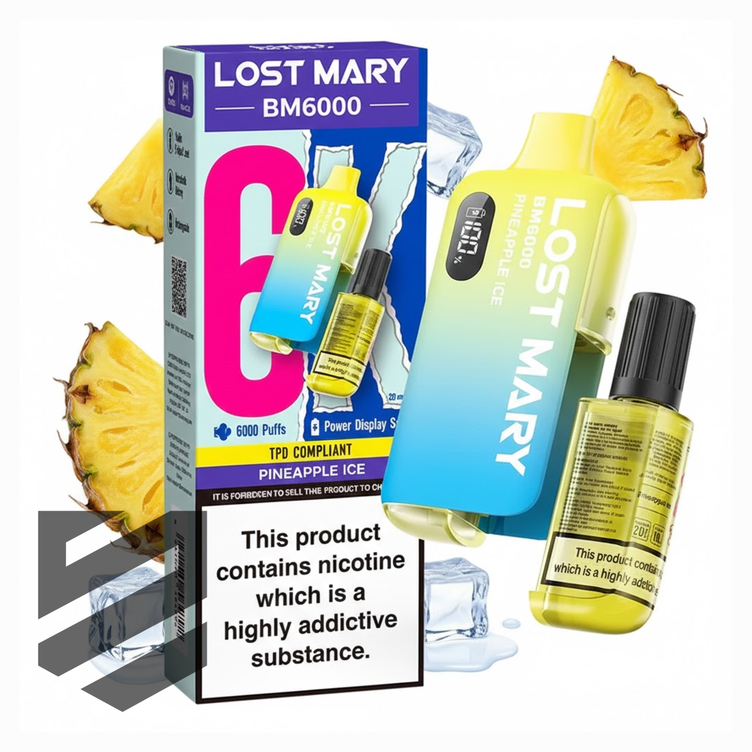 Lost Mary BM6000 Prefilled Pod Kit – Pineapple Ice