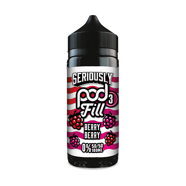 Seriously Pod Fill 3 - Berry Berry 50/50 0mg 100ml Shortfill