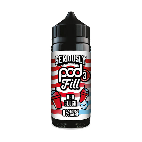 Seriously Pod Fill 3 - Red Slush 50/50 0mg 100ml Shortfill