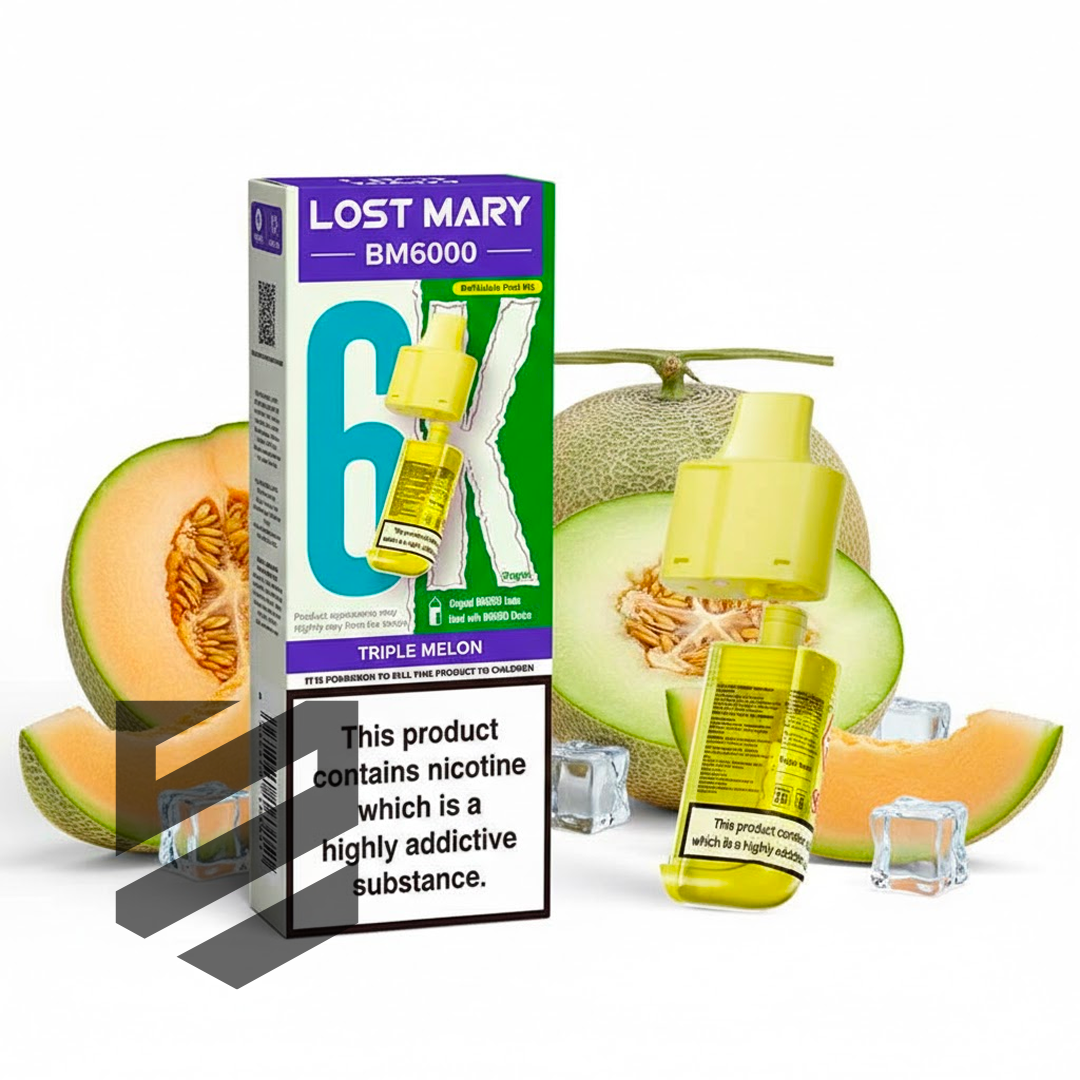 Lost Mary BM6000 Prefilled Pods – Triple Melon – 20mg/ml