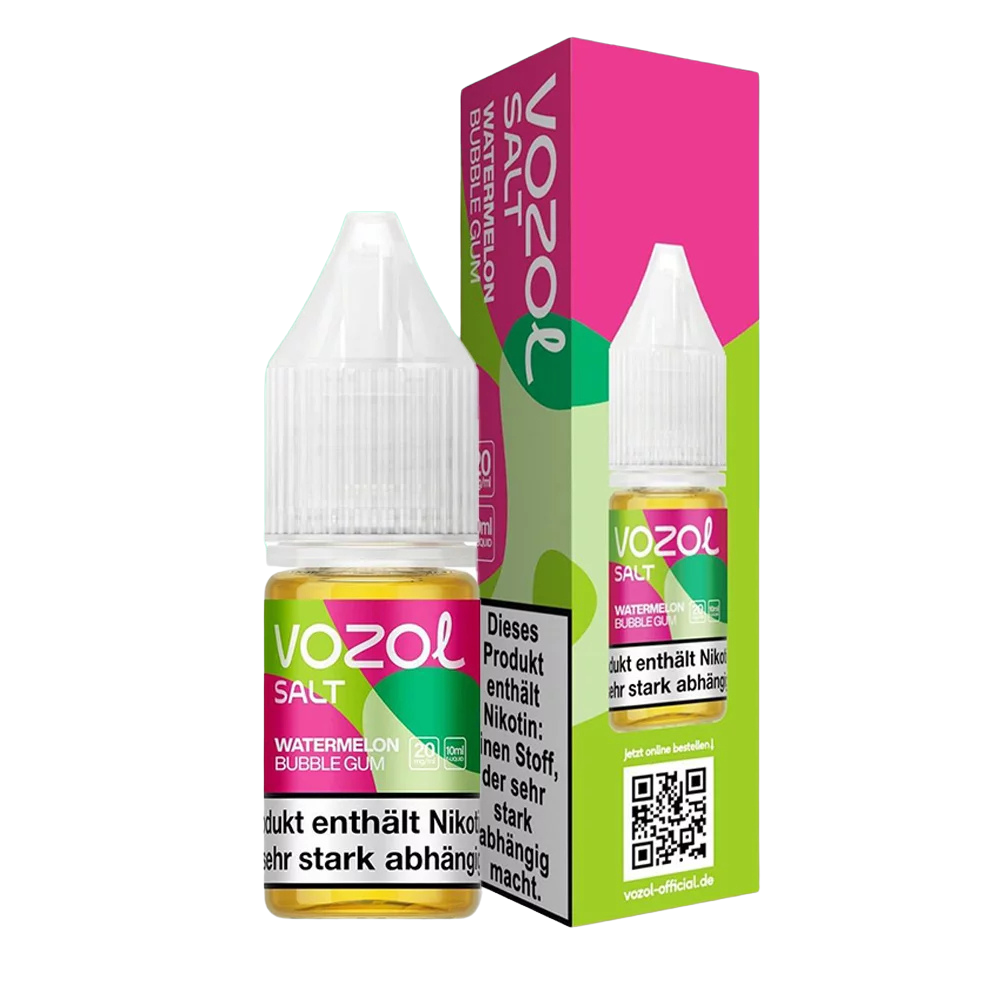 Vozol - SALT - Pastèque Chewing Gum 10ml 20mg