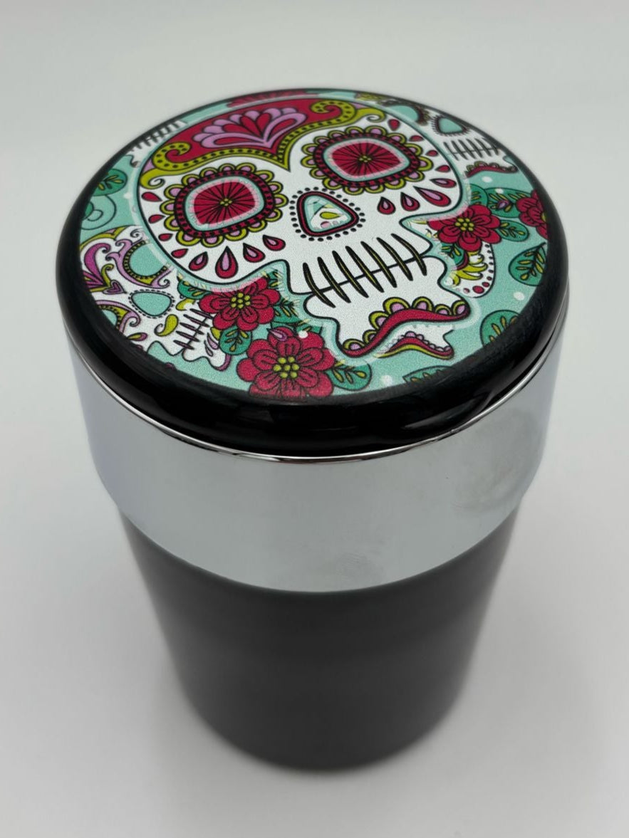 Champ Mexican Skull Auto Ashtray with LED Lighting