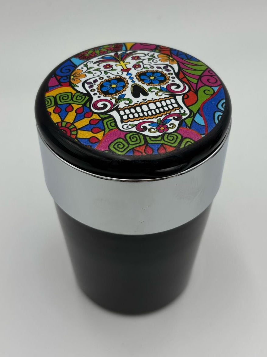 Champ Mexican Skull Auto Ashtray with LED Lighting