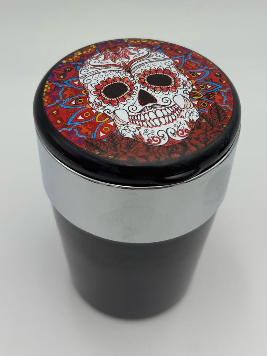 Champ Mexican Skull Auto Ashtray with LED Lighting