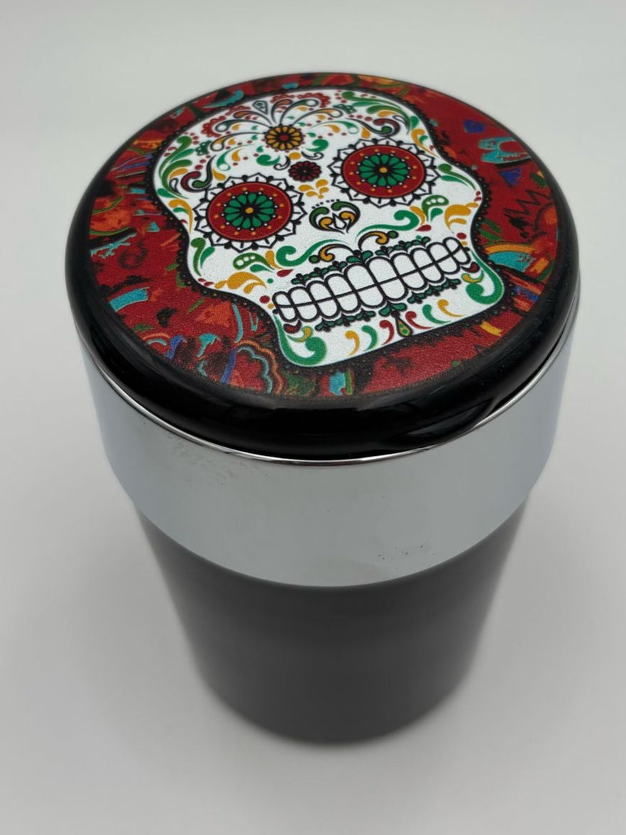 Champ Mexican Skull Auto Aschenbecher mit LED Beleuchtung