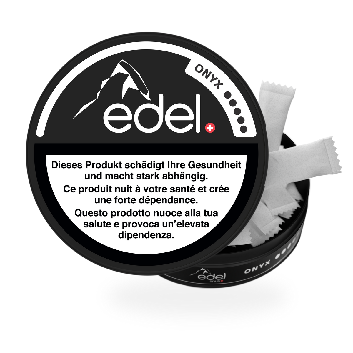 edel Onyx AW All White Nikotinbeutel mit scharfem Eukalyptus Geschmack online kaufen bei Snustrend