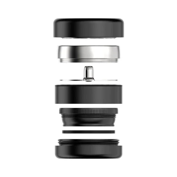 Flower Mill Next-Gen Premium Grinder – Stainless Series – 66mm – 3-part
