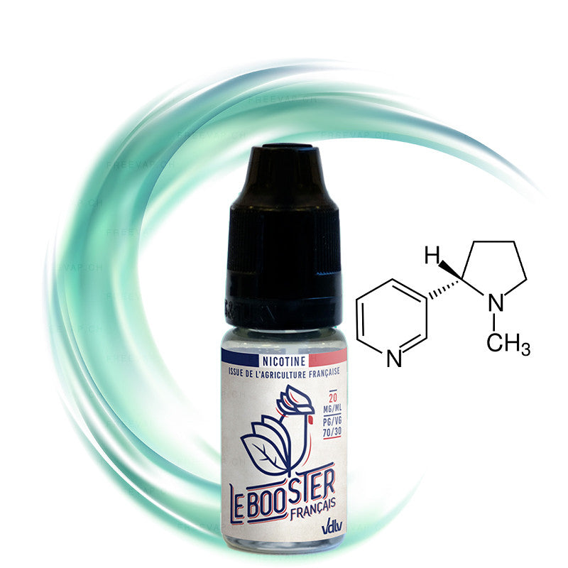 nikotin shot 20mg le booster francais by vdlv 70pg 30vg 10ml