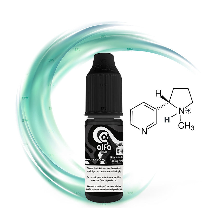 nikotinsalz shot 20 mgml 50pg50vg alfaliquid 10 ml