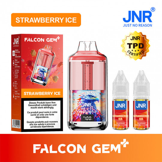JNR Falcon Gem 30K Vape Strawberry Ice E-Zigarette im Snustrend Shop