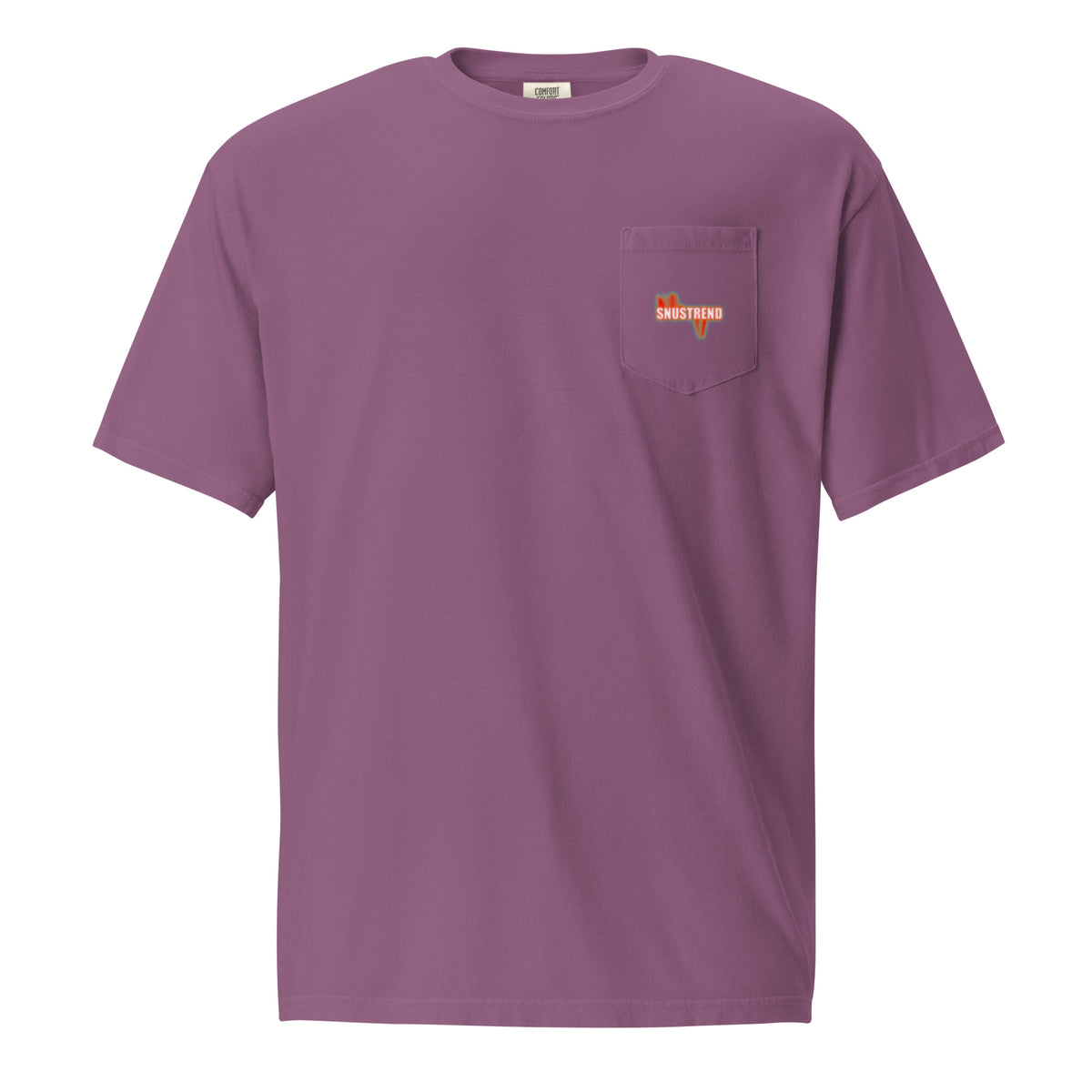 unisex garment dyed pocket t-shirt