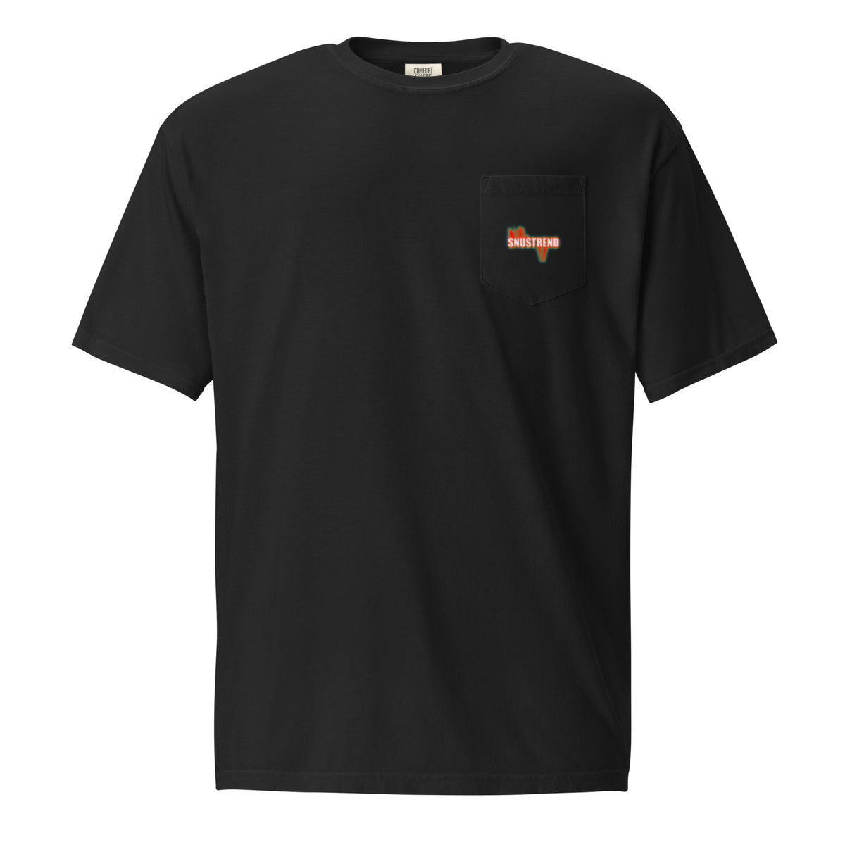 unisex garment dyed pocket t-shirt