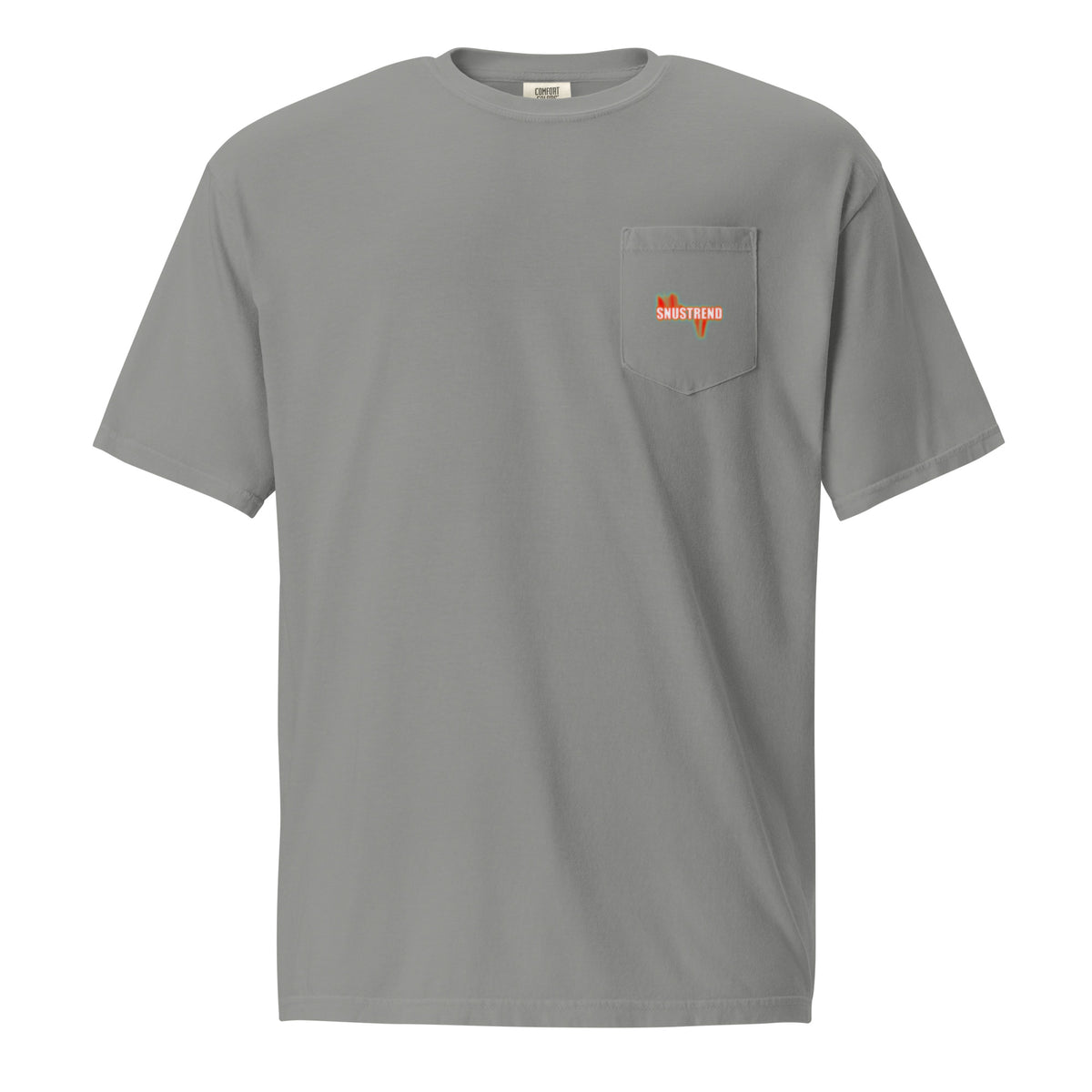 unisex garment dyed pocket t-shirt