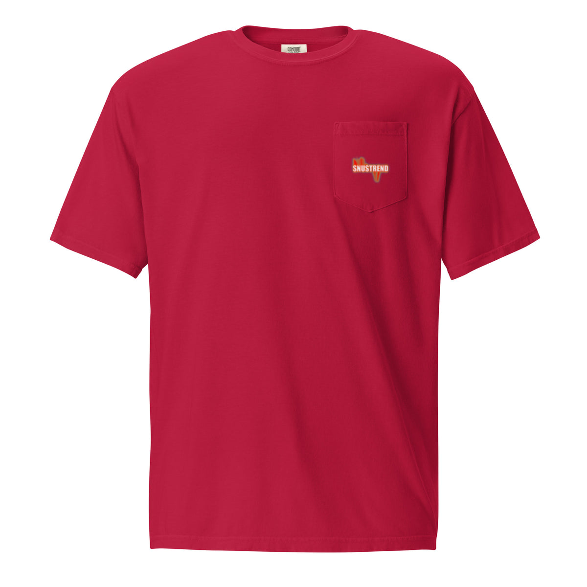 unisex garment dyed pocket t-shirt