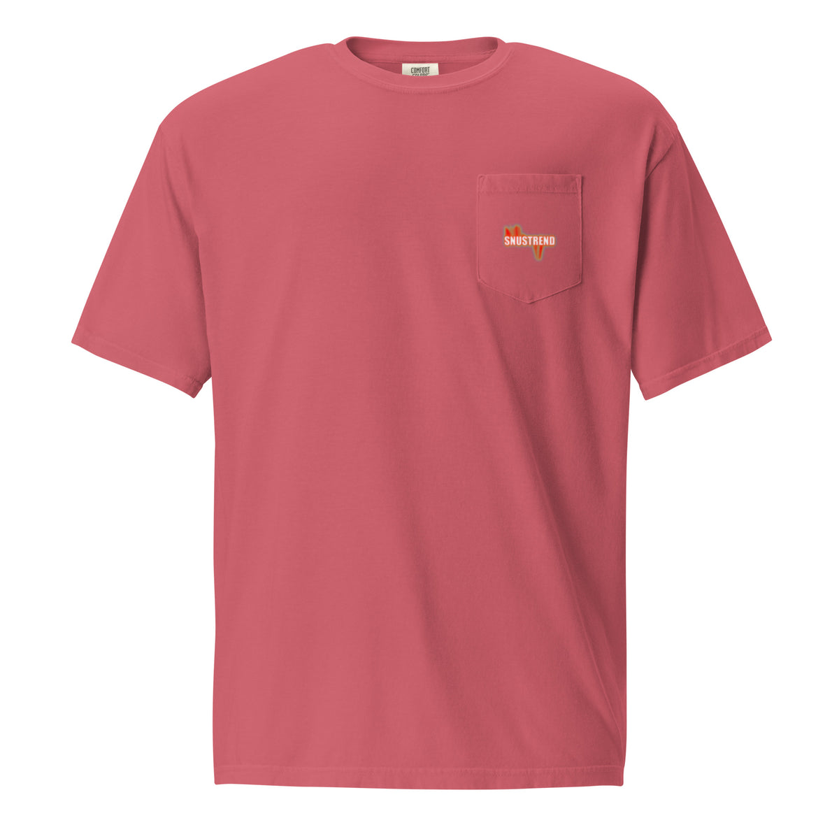 unisex garment dyed pocket t-shirt