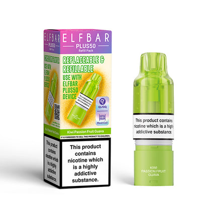 Elf Bar - Plus 50 - Pod & Refill - Kiwi Passion Fruit Guave