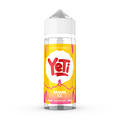 Yeti Summit Series – Banana Ice – 0 mg – 100 ml Shortfill