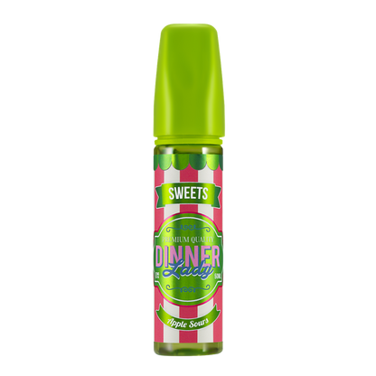 Dinner Lady - E-Liquid Shortfill - Sweets Apple Sours 50ml 0mg