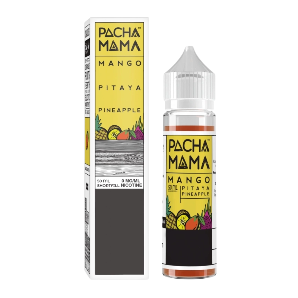 Pacha Mama - E-Liquid Shortfill - Mango Pitaya Pineapple 50ml 0mg